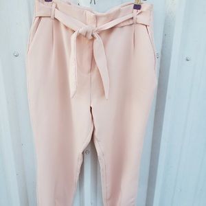 Blush trousers
